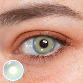 Lentilles de contact de couleur bleu cerise Tiffany